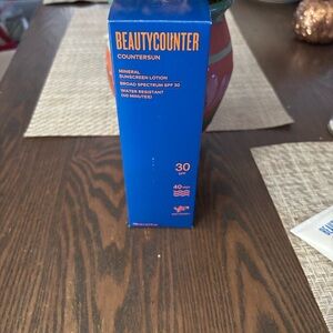 Beautycounter Countersun Mineral Sunscreen SPF 30 Blue and Orange